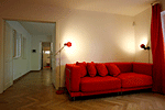 Orange Living Room