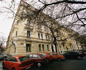 
Outside view of the Luzicka apartment building, an apartment in Prague. Accommodation in Prague offered by Apartments in Prague, apartments in Prague.