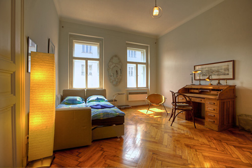 LIVING ROOM WITH DESK