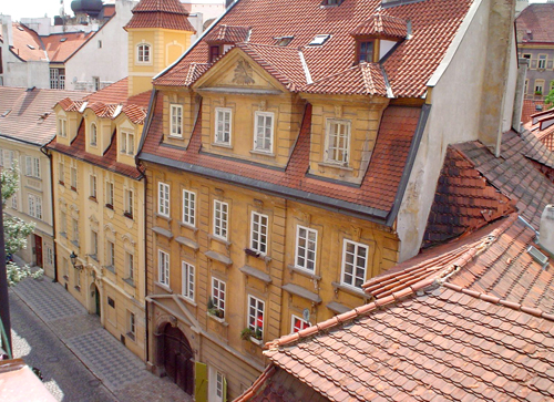 
Street view from Obecni Dvur apartment offered by Apartaments in Prag.  Prague Hotel apartment accommodation offered  by accommodations in Prague. This short-term apartment rental Accomodation close to Prague’s Old Town Square and Obecni Dum and is in Stare Mesto and is offered by appartaments in Prague