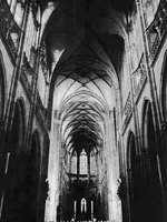 The interior of St. Vitus Cathedral