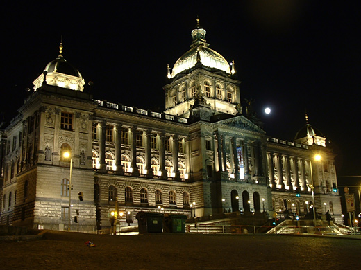 Prague’s National Museum on Wenceslas Square. Spanelska and Olivova apartments are the closest and are offered by Apartments in Prague.