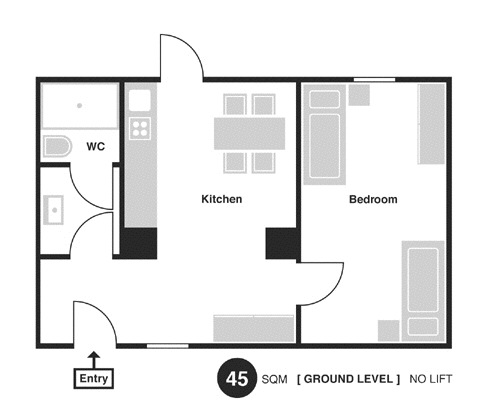 Floorplan of Apartment Vlasska 3