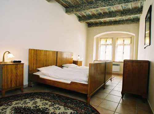 Back bedroom of Vlasska 6. Vlasska 6, an apartment offered by Prague Accommodations, is close to Prague Castle and the Lesser Town Square.