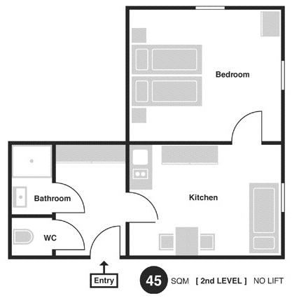 Floorplan of Apartment Vlasska 7